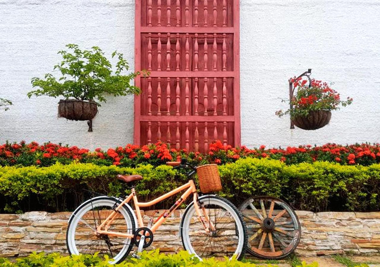 Hotel Santa Barbara Colonial - Santa Fe De Antioquia Exterior foto
